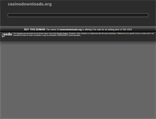 Tablet Screenshot of casinodownloads.org
